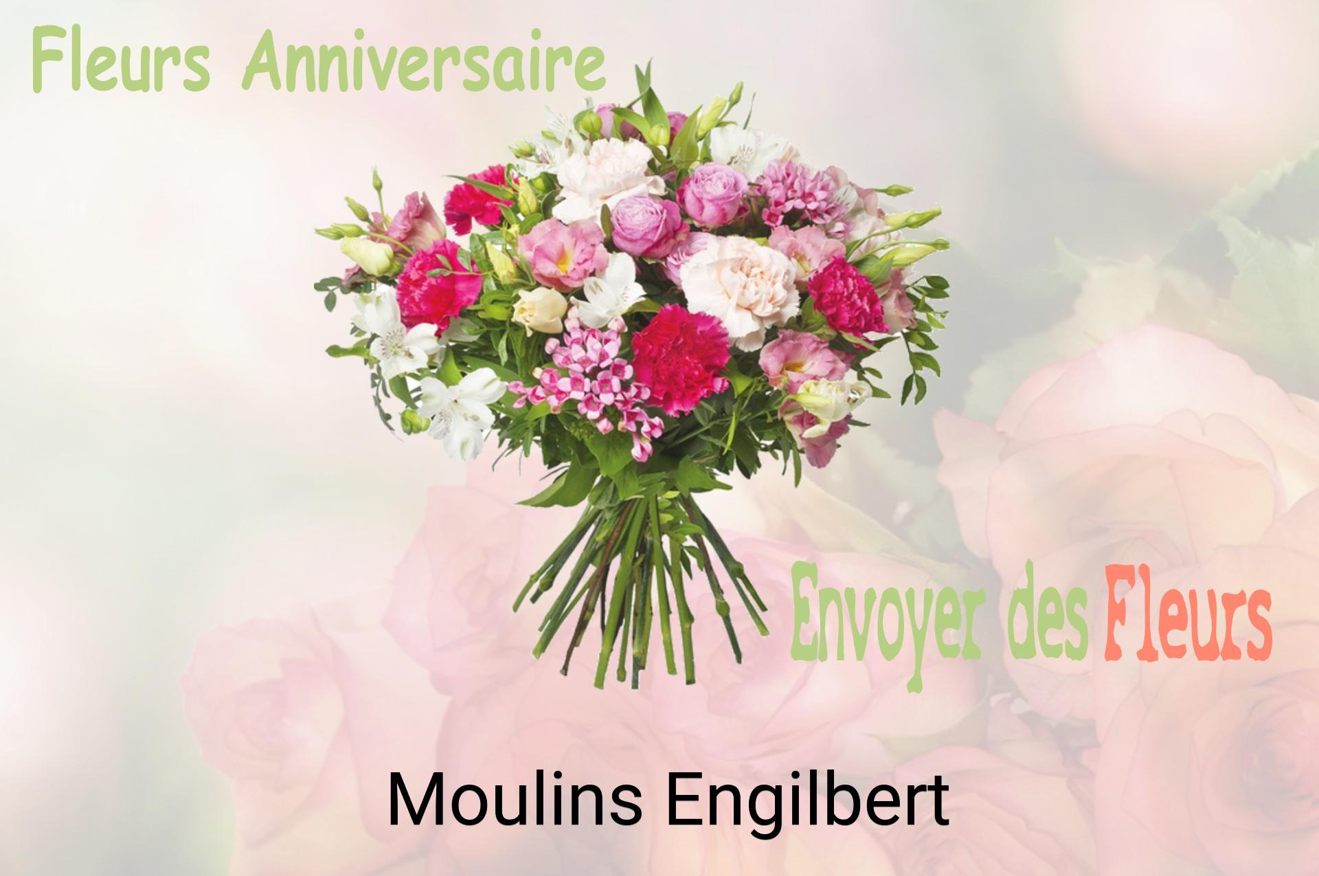 Bouquet de fleurs d’anniversaire livré à Moulins-Engilbert