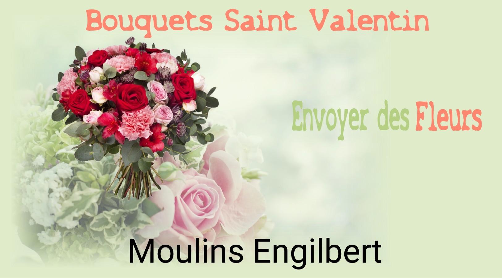 Roses de Saint-Valentin livrées à Moulins-Engilbert